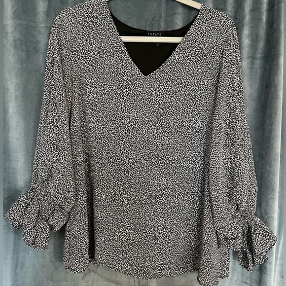 1. STATE Balloon-sleeve Blouse - Picture 2 of 5